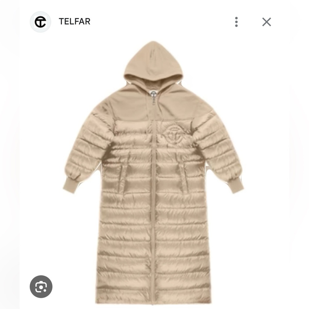 Brand new long Telfar puffer coat